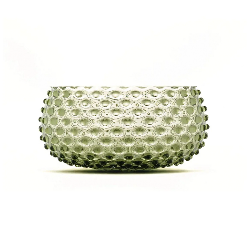 Hobnail Bowl - Large - Moss Green