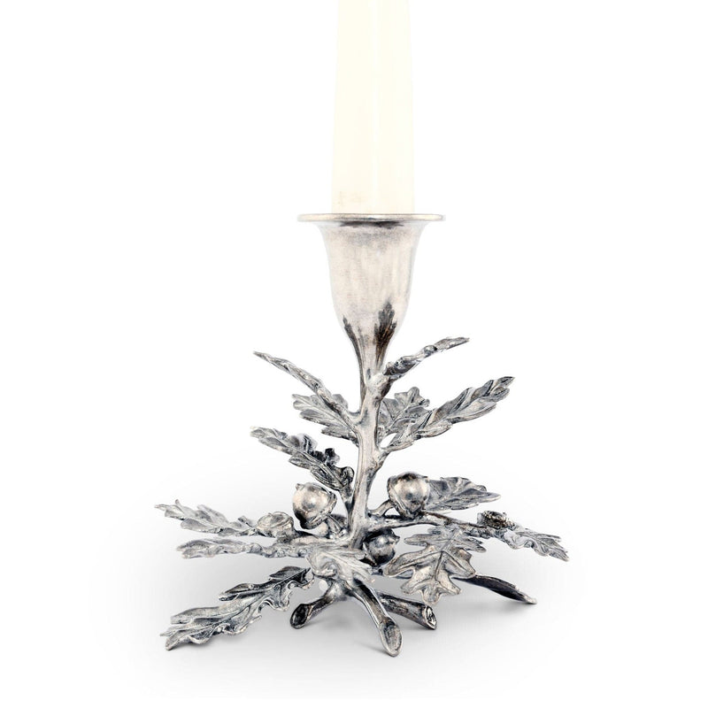 Oak Leaf Candlestick - 1 Taper