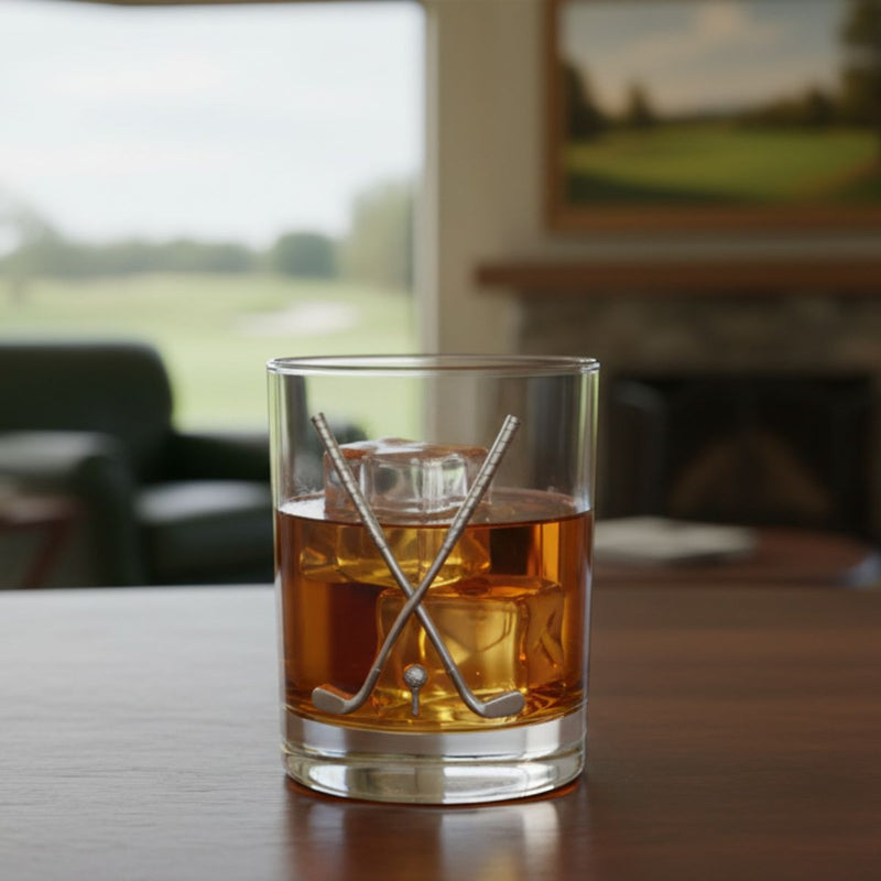 Golf Club Double Old Fashioned Glass