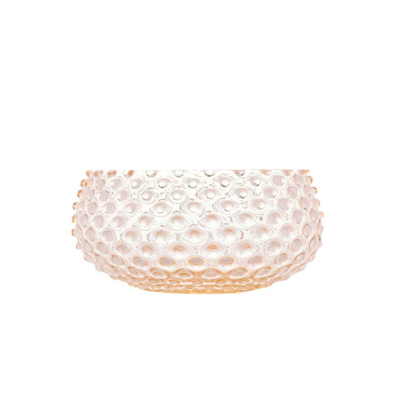 Hobnail Bowl - Large - Apricot Chiffon