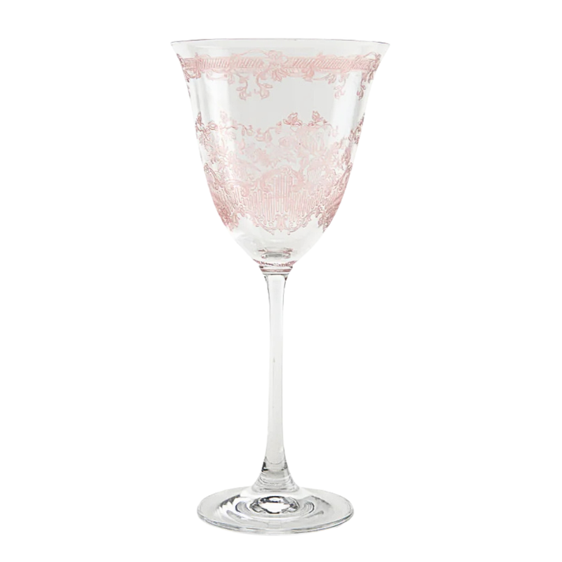 Giardino Wine Glass: Pink