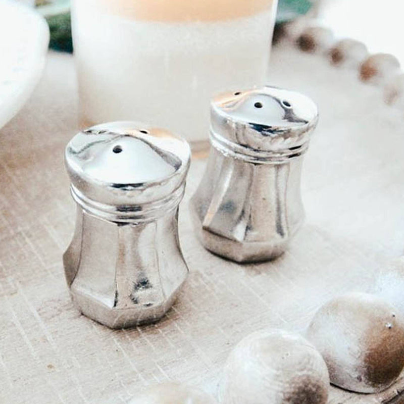 Mini Pewter Salt and Pepper