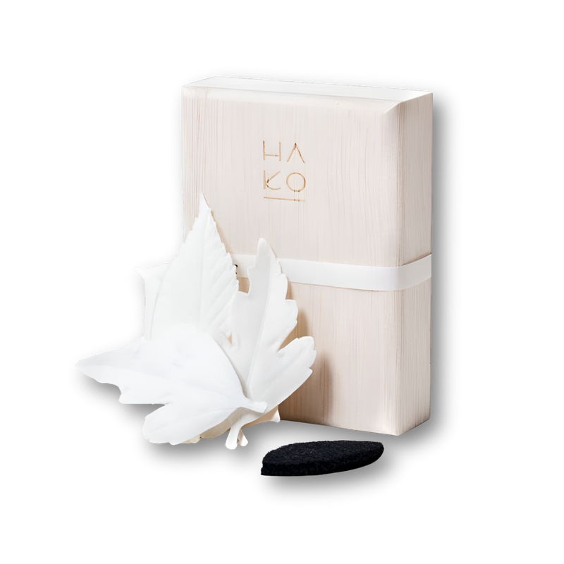 Ha Ko Paper Incense - Wooden Box Set of 5 with Incense Mat