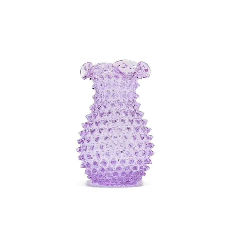 Hobnail Vase - Petal - Lilac Bloom