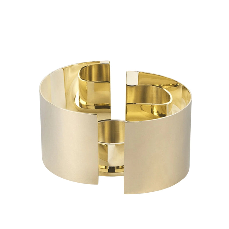 Infinity Candleholder - Small Brass
