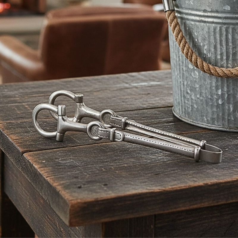 Equestrian Pewter Bit Ice Tong