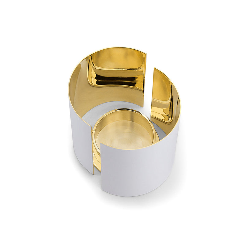 Infinity Candleholder - Large White: Designed by Bernadotte & Kylberg