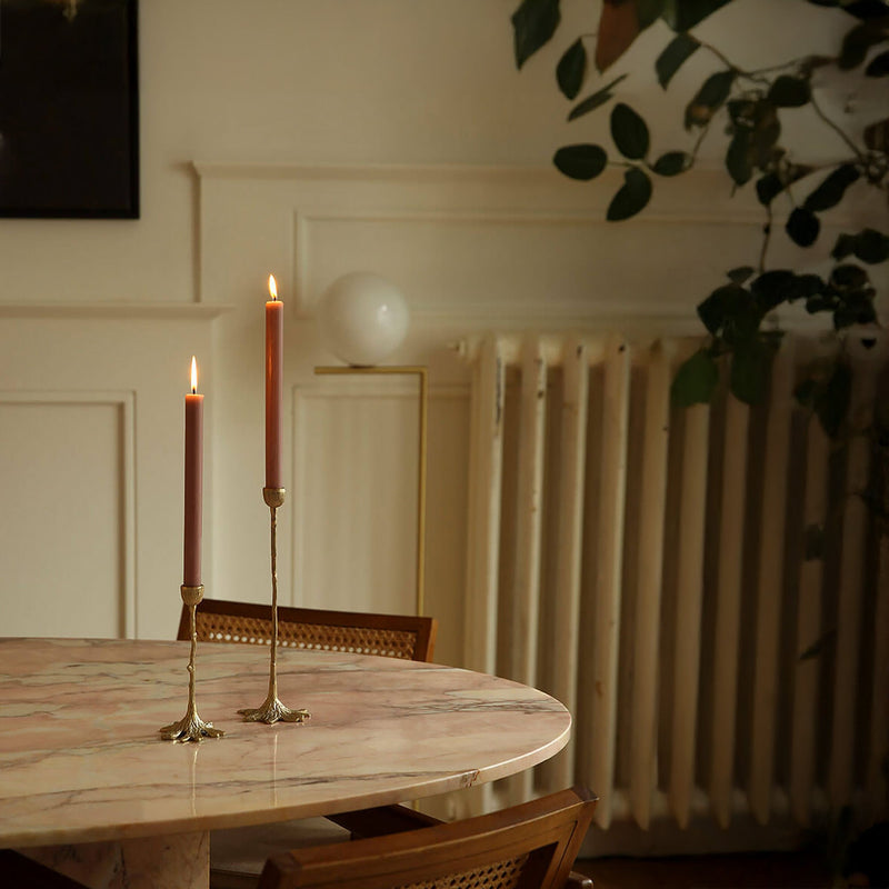 Handcrafted Brass Misty Tree Candle Holder - 7.5 inch