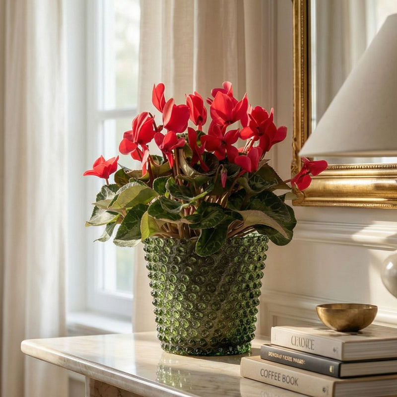 Hobnail Planter - Small - Moss Green