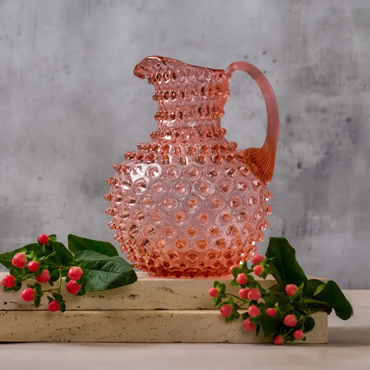 Hobnail Jug - Large - Rose Bronze