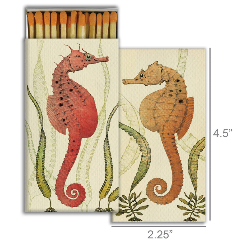 Warm Wishes Designer Matches - Seahorses