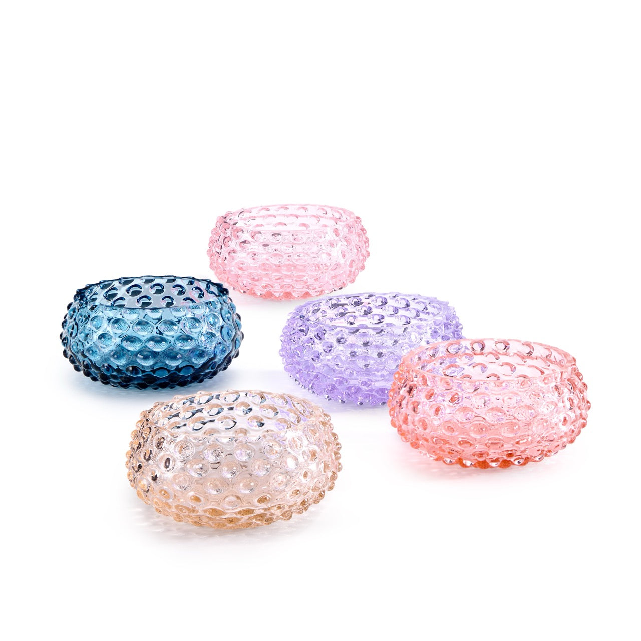 Hobnail Bowl - Small - Petal Pink