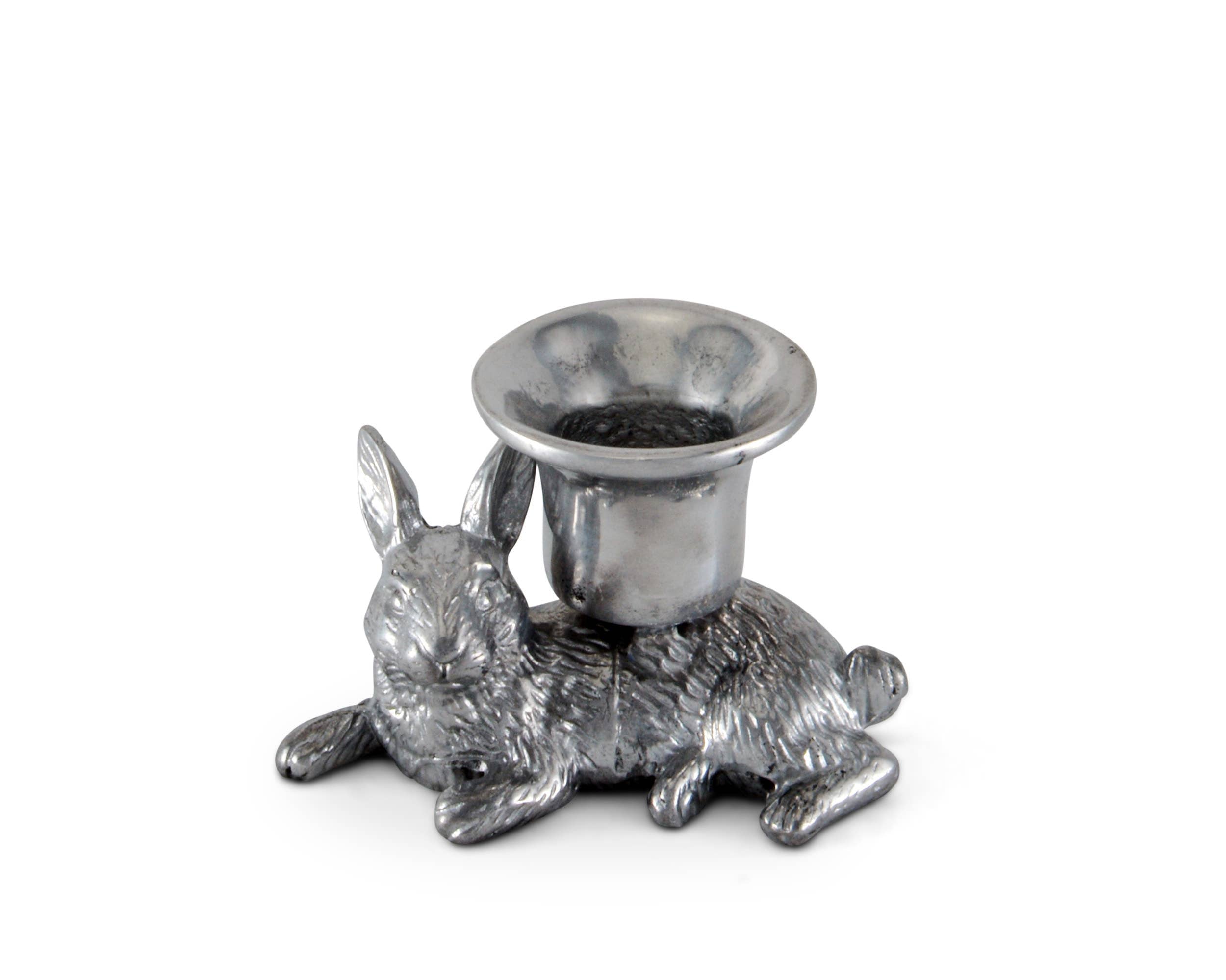 Rabbit candle holders