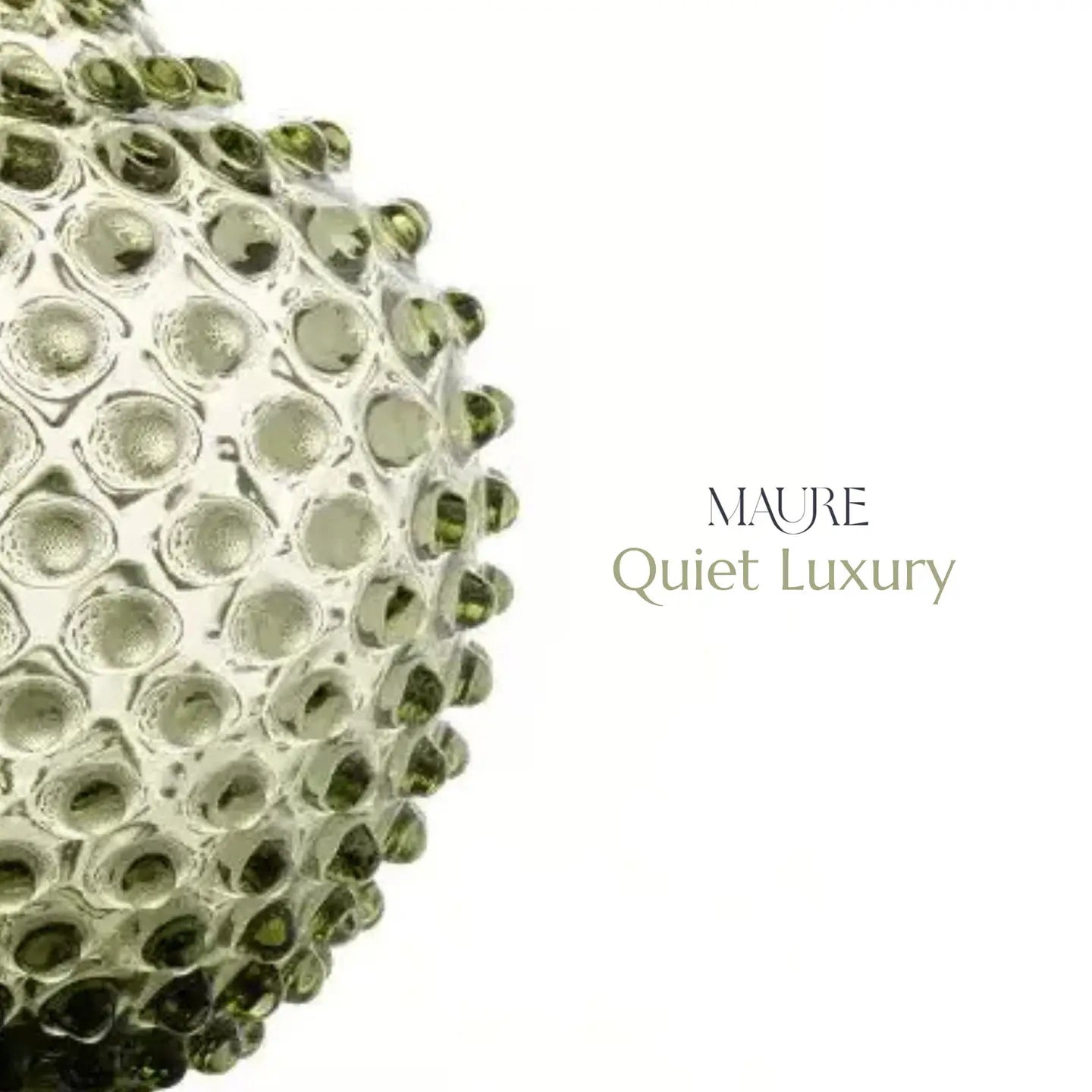 Hobnail Jug - Large - Moss Green
