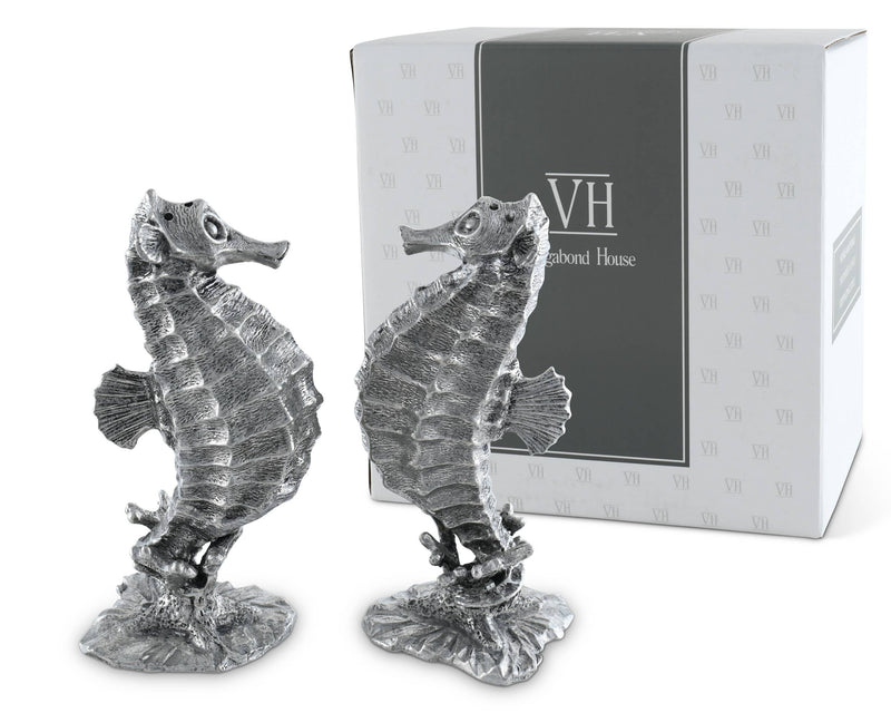 Pewter Seahorses Salt & Pepper Set