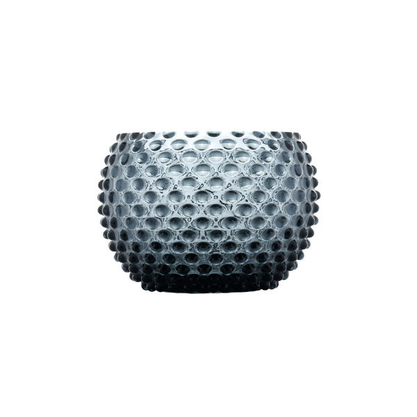 Hobnail Vase - Large - Charcoal Haze
