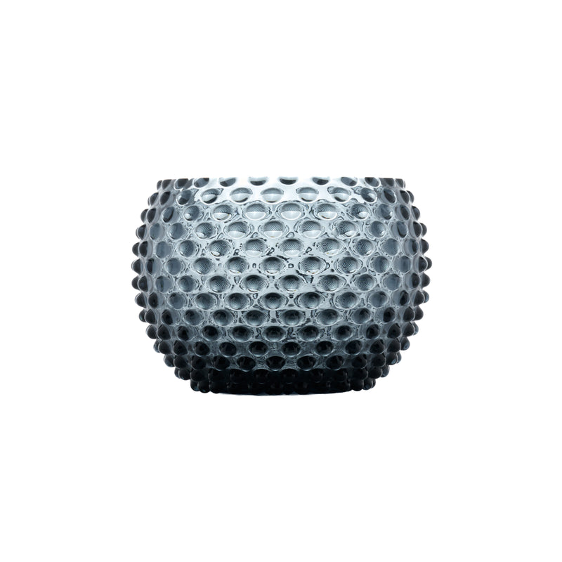 Hobnail Vase - Large - Charcoal Haze