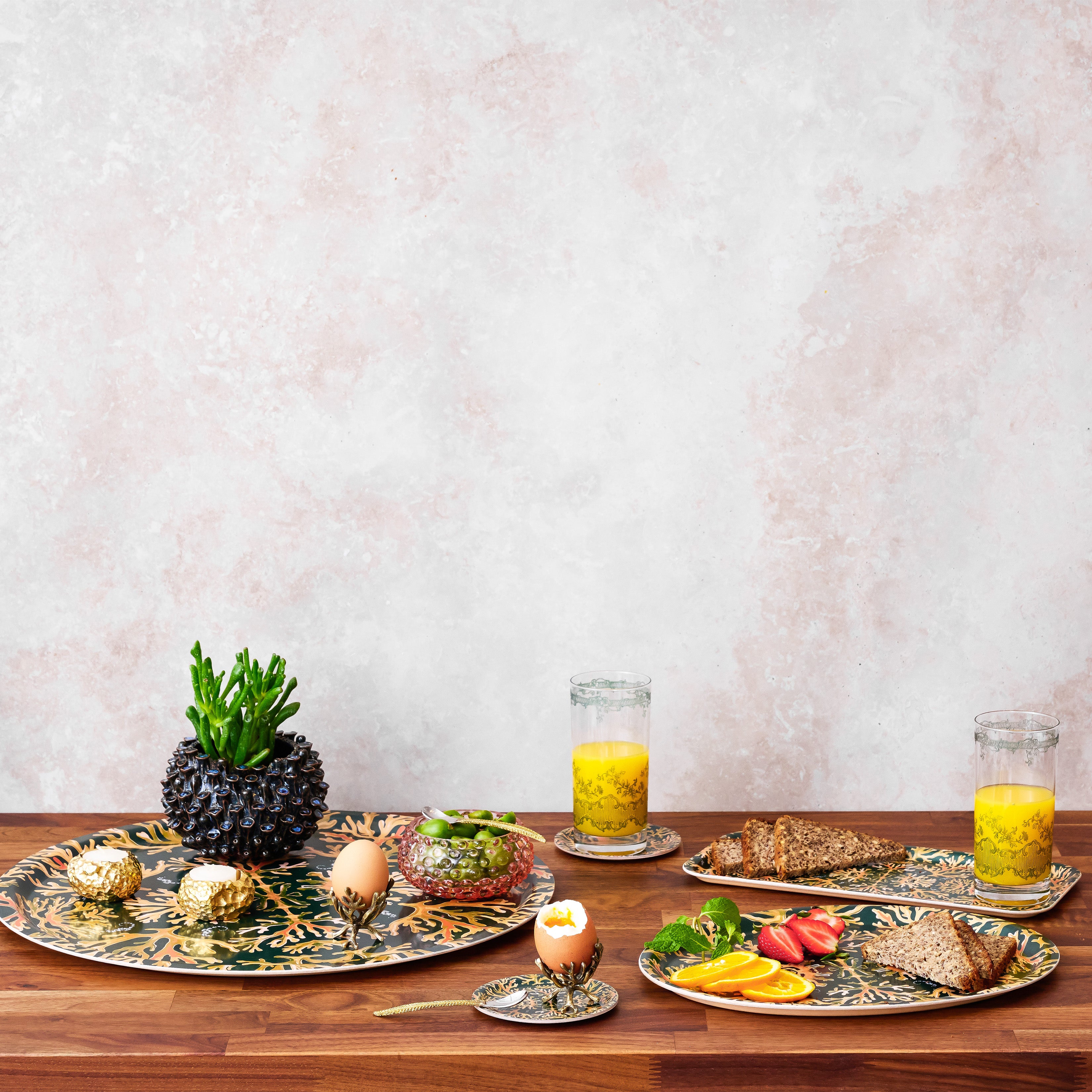 Marie Coral Egg Cup Set of 2