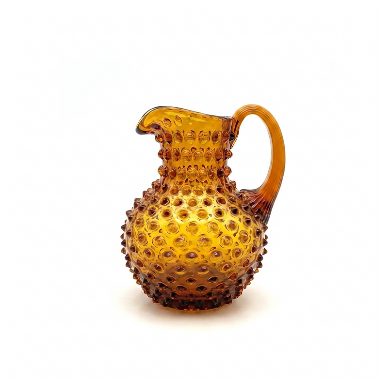 Hobnail Jug - Creamer - Saffron Light