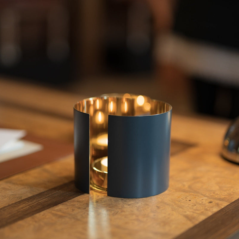 Infinity Candleholder - Large Dark Grey