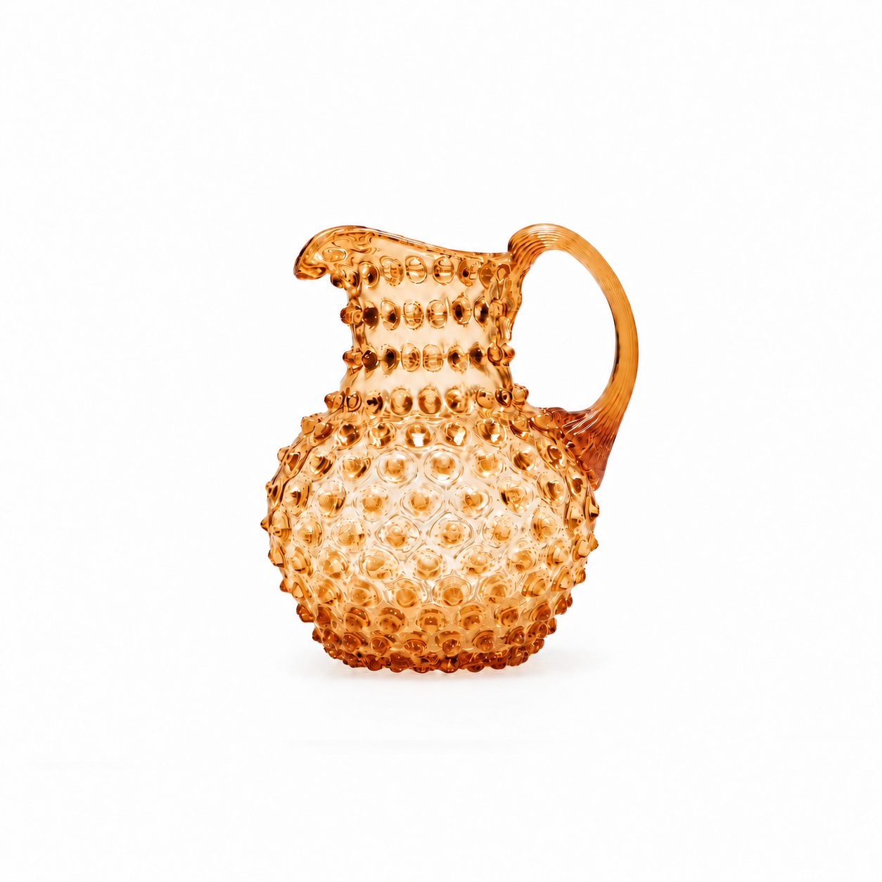 Limited Edition: Hobnail Jug - Creamer - Honey Gold