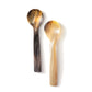 Horn Spoons & Pinch Bowl Set