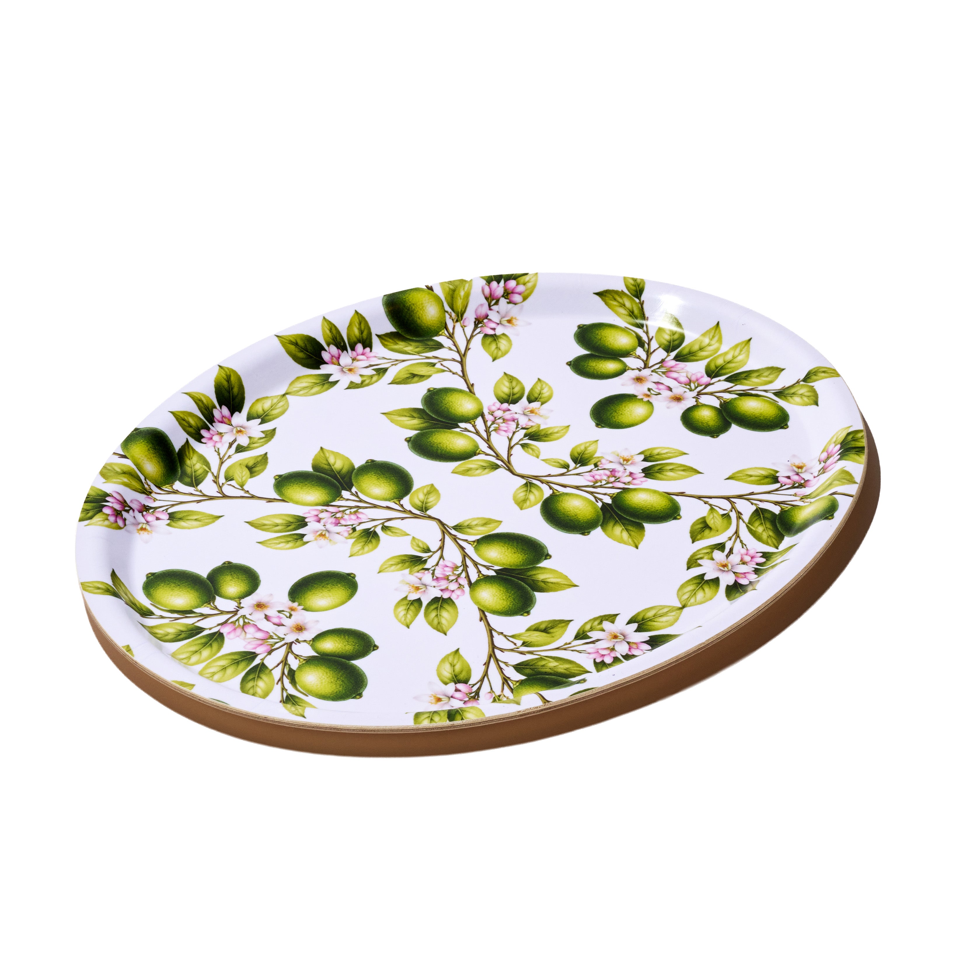 Lime Grove Birchwood Decorative Tray - Oval
