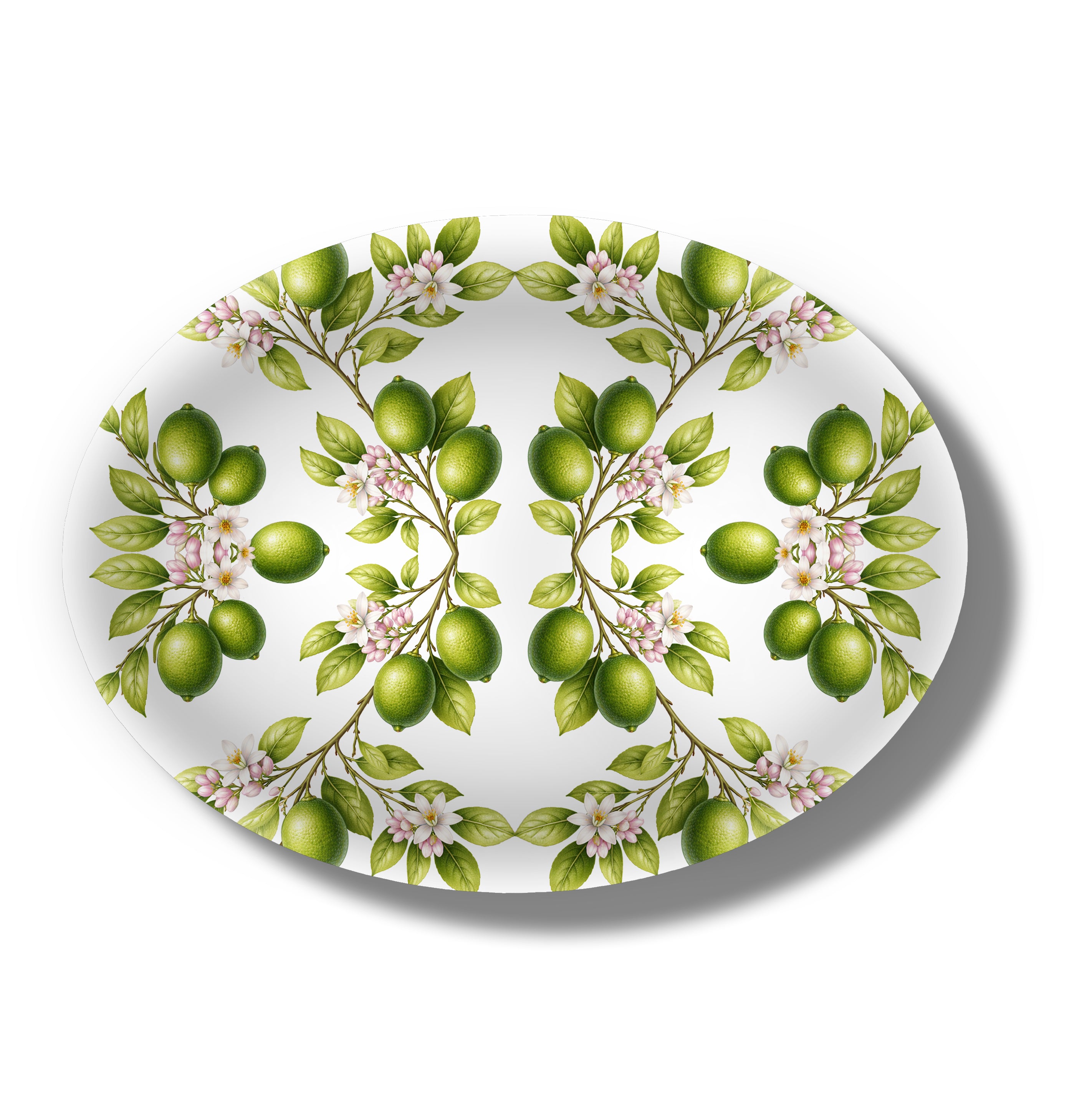 Lime Grove Birchwood Decorative Tray - Oval