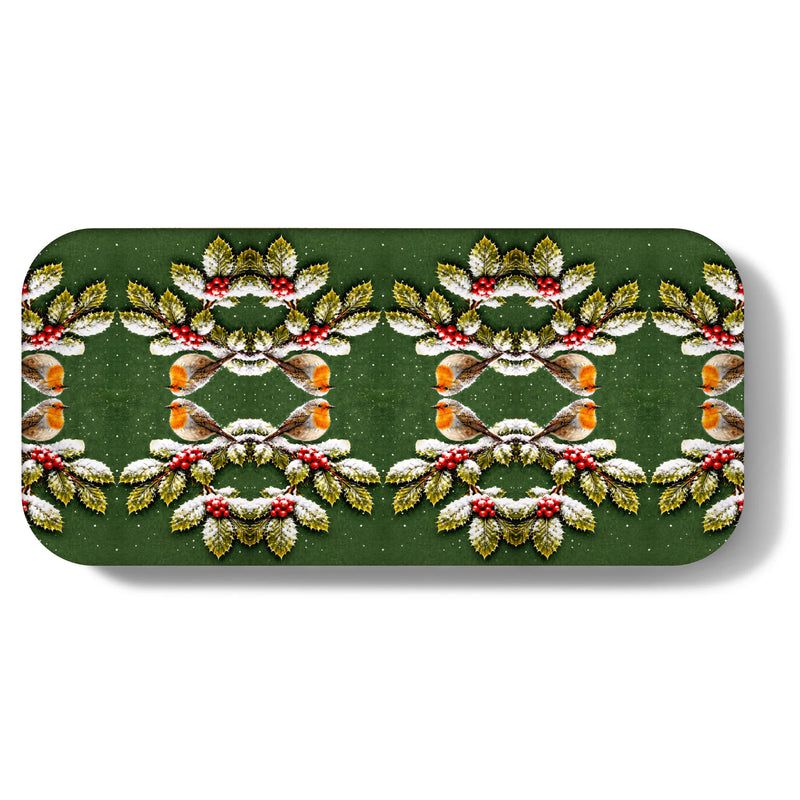 First Snowfall Narrow Birchwood Small Decorative Tray