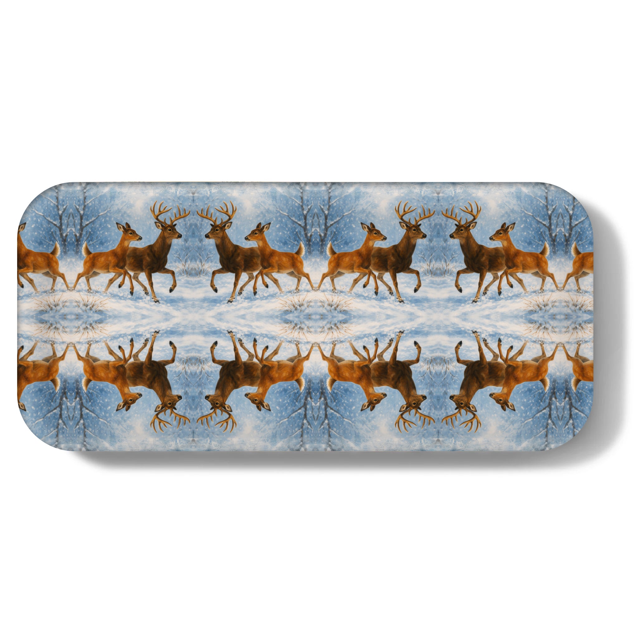 Winter Passage Narrow Birchwood Small Decorative Tray