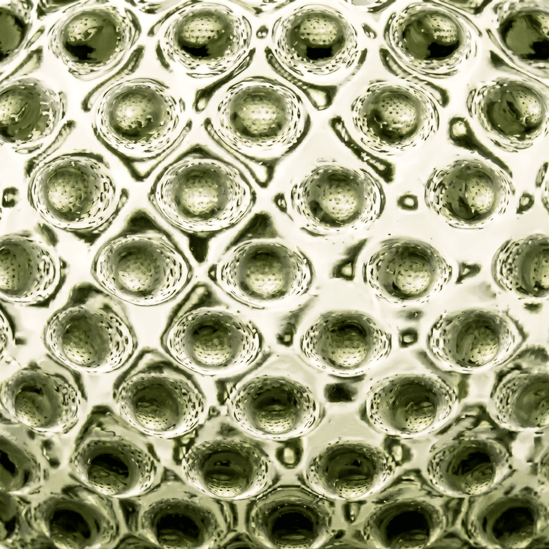 Hobnail Vase - Petal - Moss Green