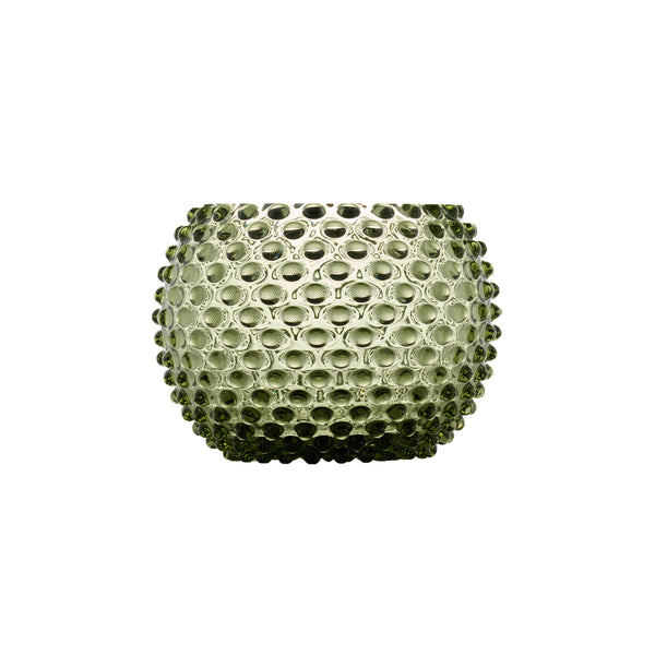Hobnail Vase - Large - Moss Green