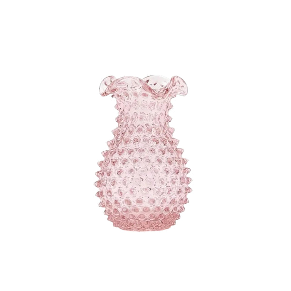 Hobnail Vase - Petal - Petal Pink