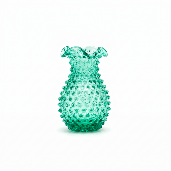 Hobnail Vase - Petal - Capri Sea