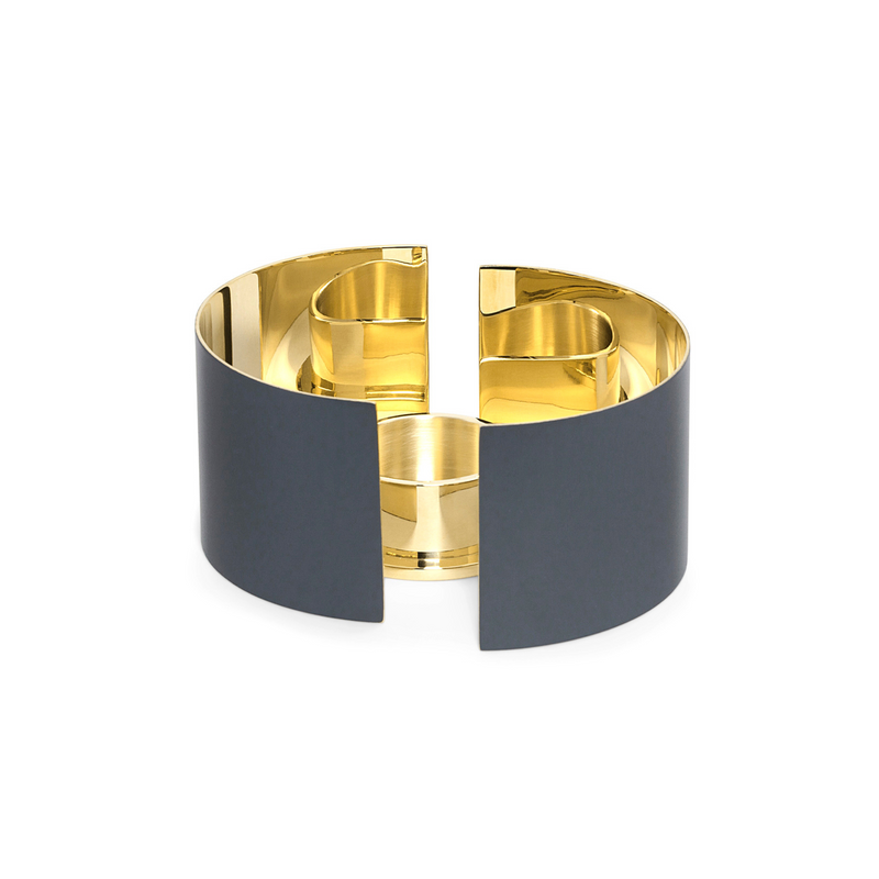 Infinity Candleholder - Small Dark Grey