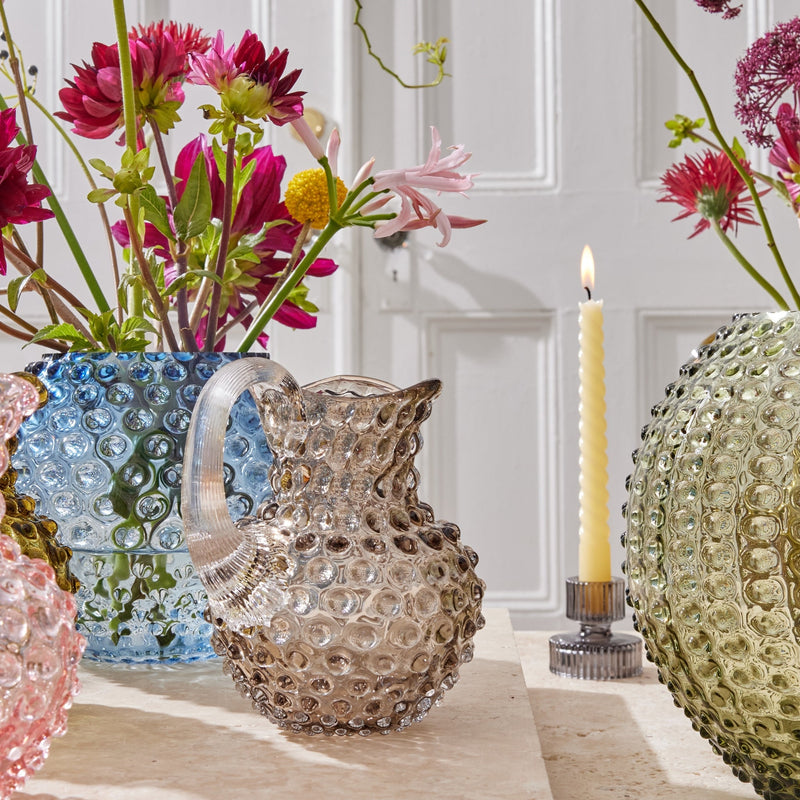 Underlay Black Smoke Hobnail Creamer