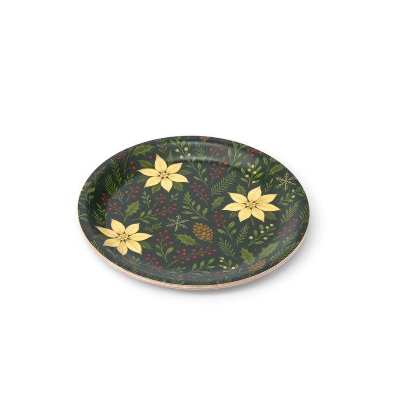 Yuletide Garden Birchwood Mini Trays Set of 2
