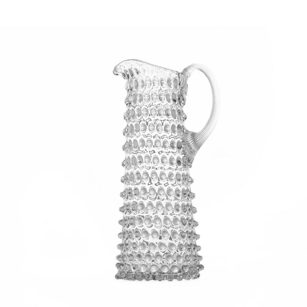 Hobnail Jug - Tall - Smokey Quartz