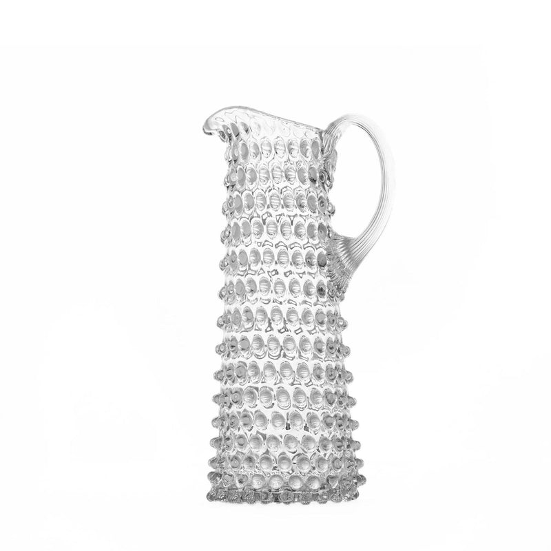 Hobnail Jug - Tall - Smokey Quartz