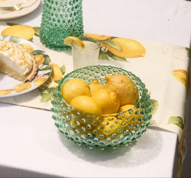Hobnail Bowl - Large - Capri Sea