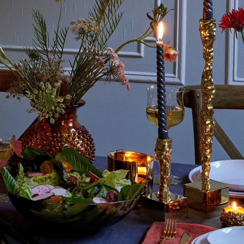 Infinity Candleholder - Large Brass