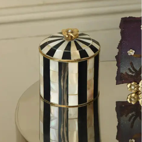 Handmade Zoey Circus Box - Navy Blue