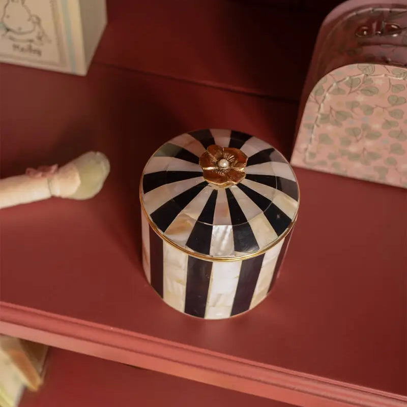 Handmade Zoey Circus Box - Navy Blue