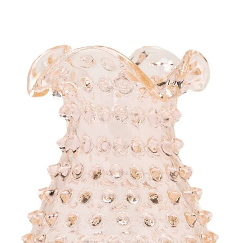 Hobnail Vase - Petal - Apricot Chiffon