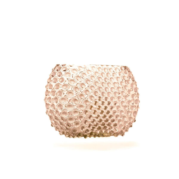 Hobnail Vase - Optic - Apricot Chiffon