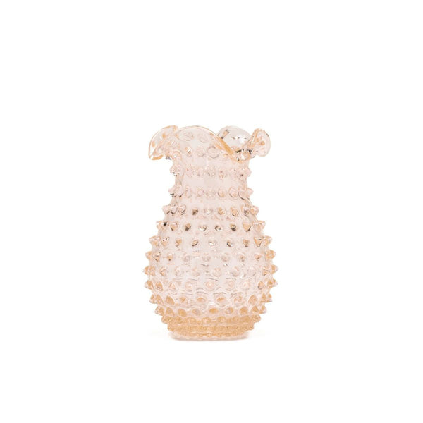 Hobnail Vase - Petal - Apricot Chiffon