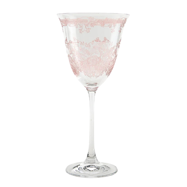 Giardino Wine Glass: Pink