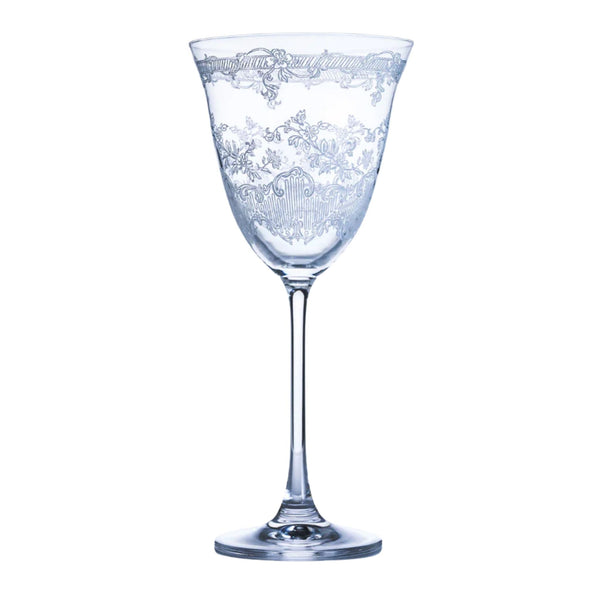Giardino Wine Glass: Blue