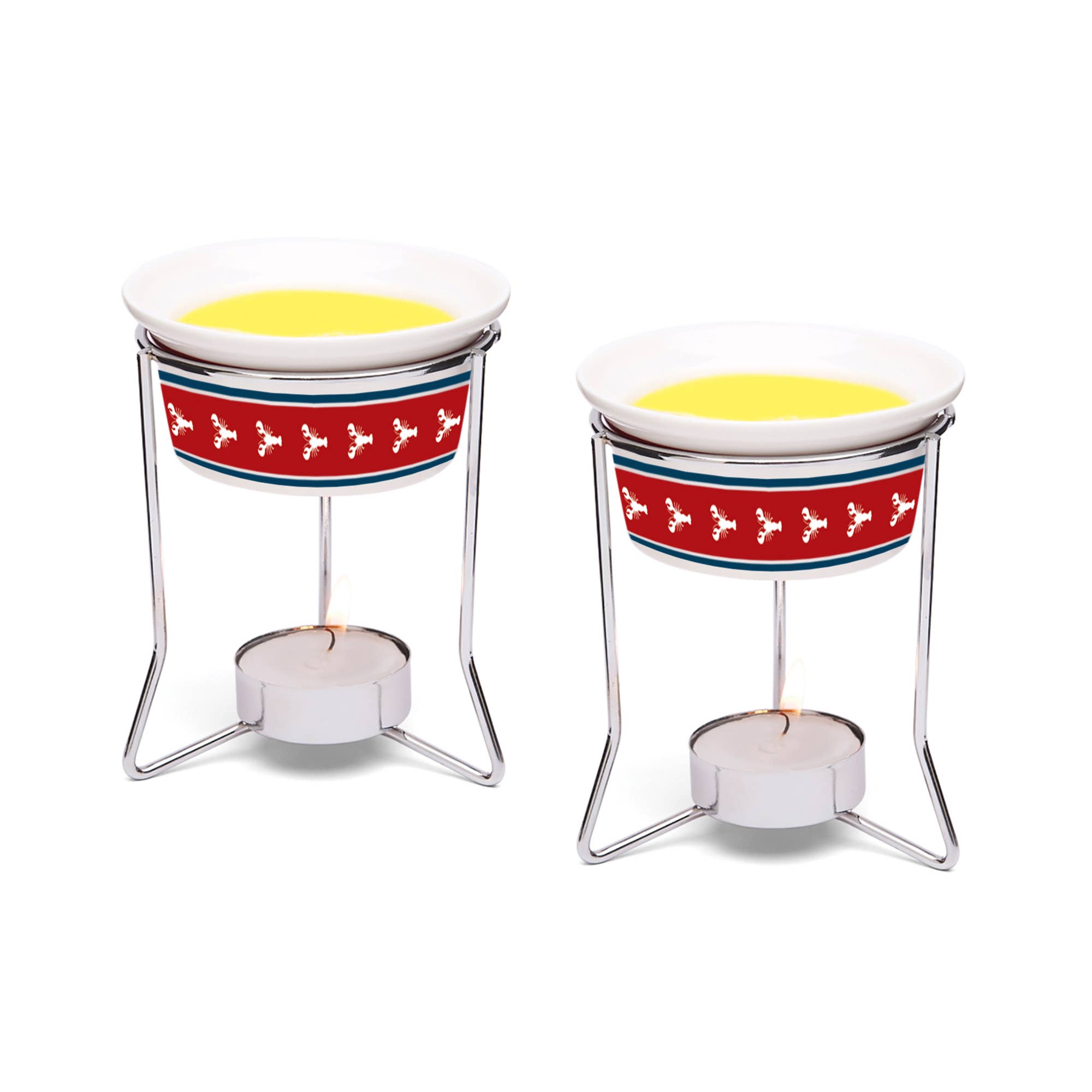 As-Is | Nantucket Seafood Butter Warmers – Set of 2