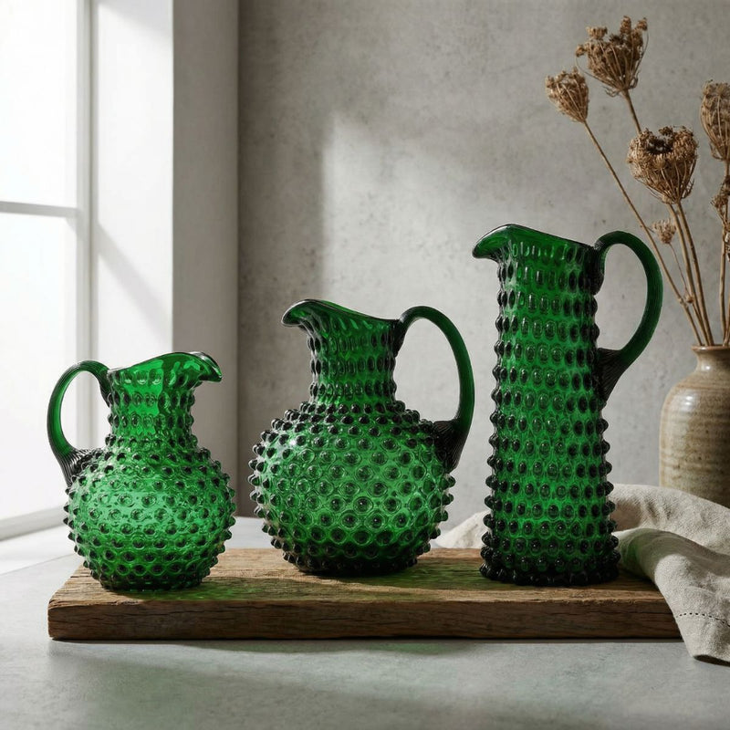 Hobnail Jug - Tall - Midnight Botanica